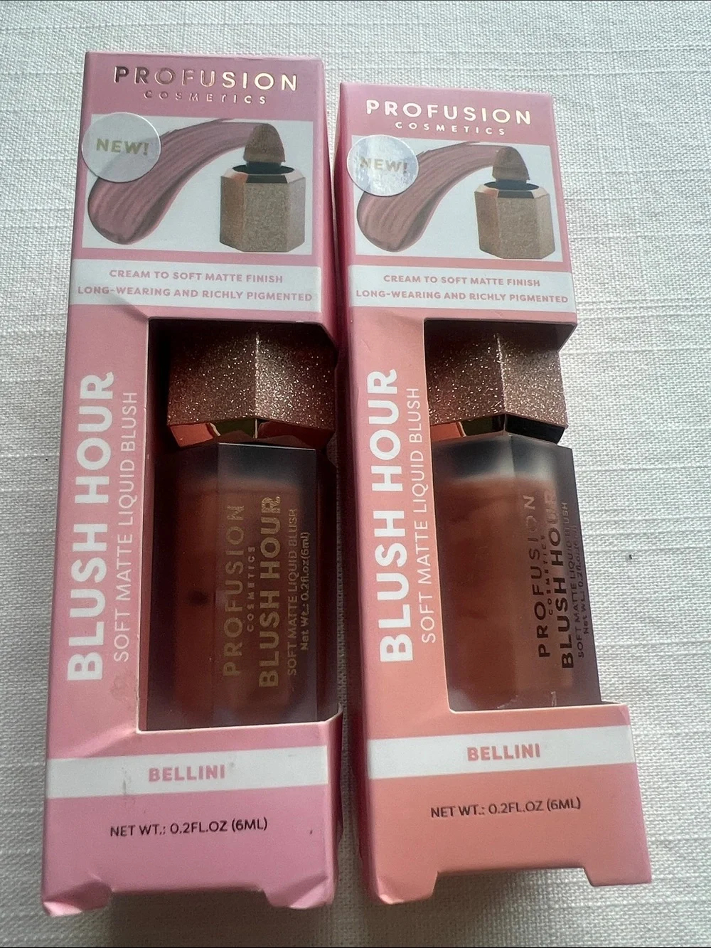 Profusion Cosmetics Blush Hour Soft Matte Liquid Blush — Bellini Pink
